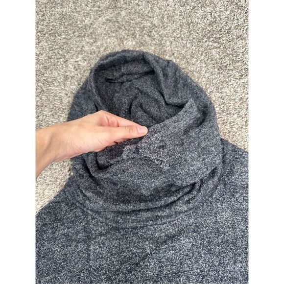 Barefoot Dreams Cozy Chic Lite Pebble Beach Pullover Hoodie Gray/Blue XL Soft - Picture 10 of 15